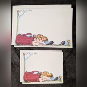 Golf Themed Stationery Blank Card & Invitation w/ Envelopes (20 Each) BRAND NEW